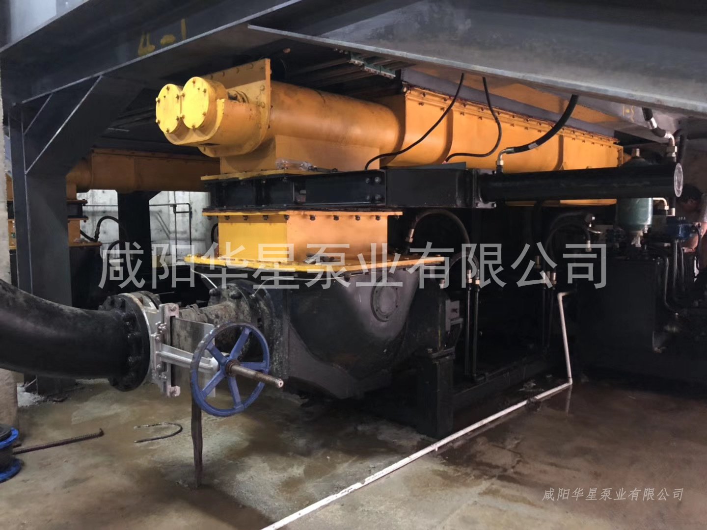 陶瓷柱塞泵使用現場河道調蓄池河道清淤現場 陶瓷柱塞泵使用現場河道調蓄池河道清淤現場